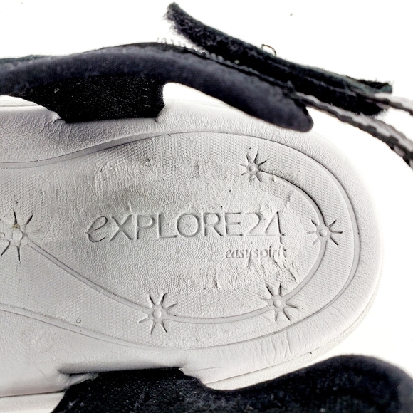 Explorer 24 Easy Spirit Women's US 10WW Seesplash Black Strap Hiking Sandal/Shoe - Picture 9 of 11